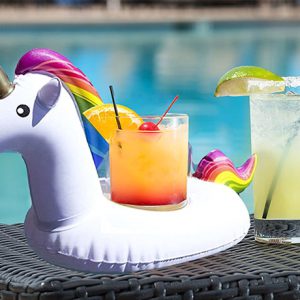 Inflatable cup holder: Unicorn